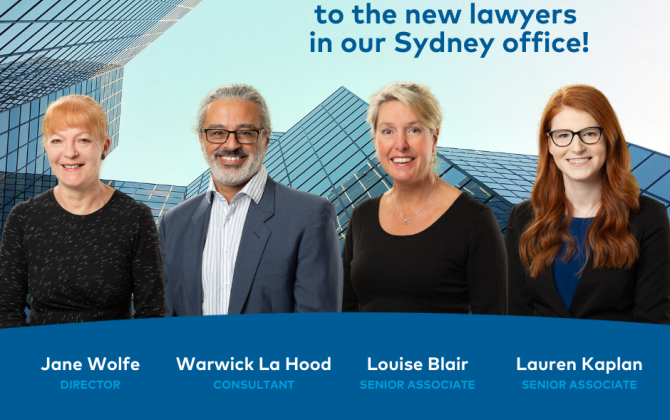 Media Release - Cowell Clarke Expands in Sydney with New Corporate and Commercial Team