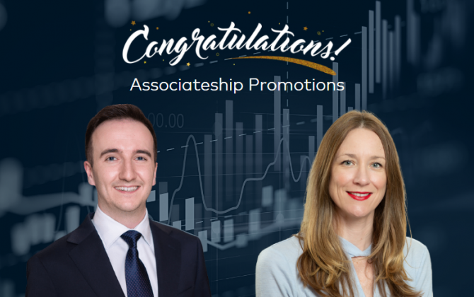 Associateship promotions as of 11 April 2022