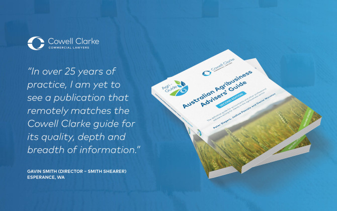 Agribusiness Hot Topics Tackled In Latest Adviser Guide