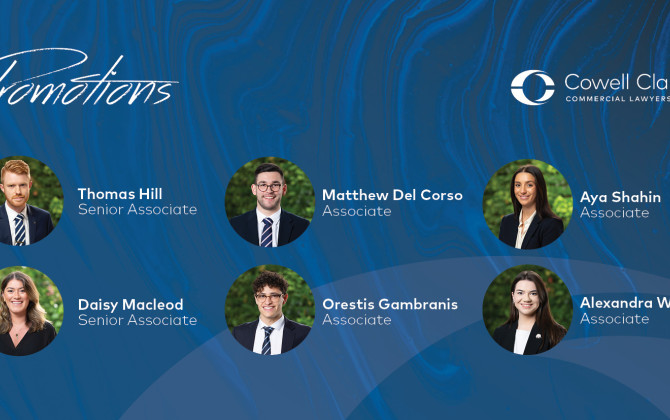 6 Lawyer Promotions Mark Start of New Financial Year